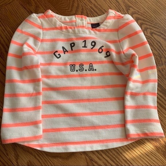 Baby Gap Nautical Stripe Sweatshirt 12-18 Months - Picture 1 of 10